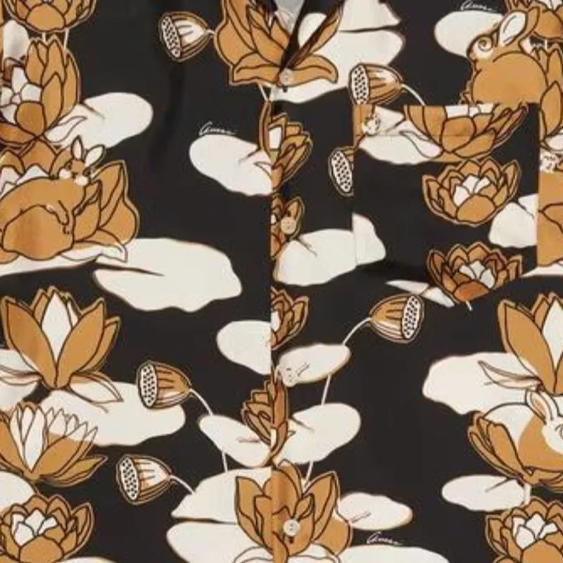 GUCCI Shirts Men Black-4