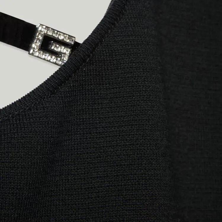 GUCCI Crystal G Cut out Dress-3