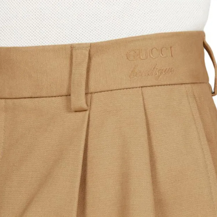 GUCCI Casual Shorts Men Khaki-5