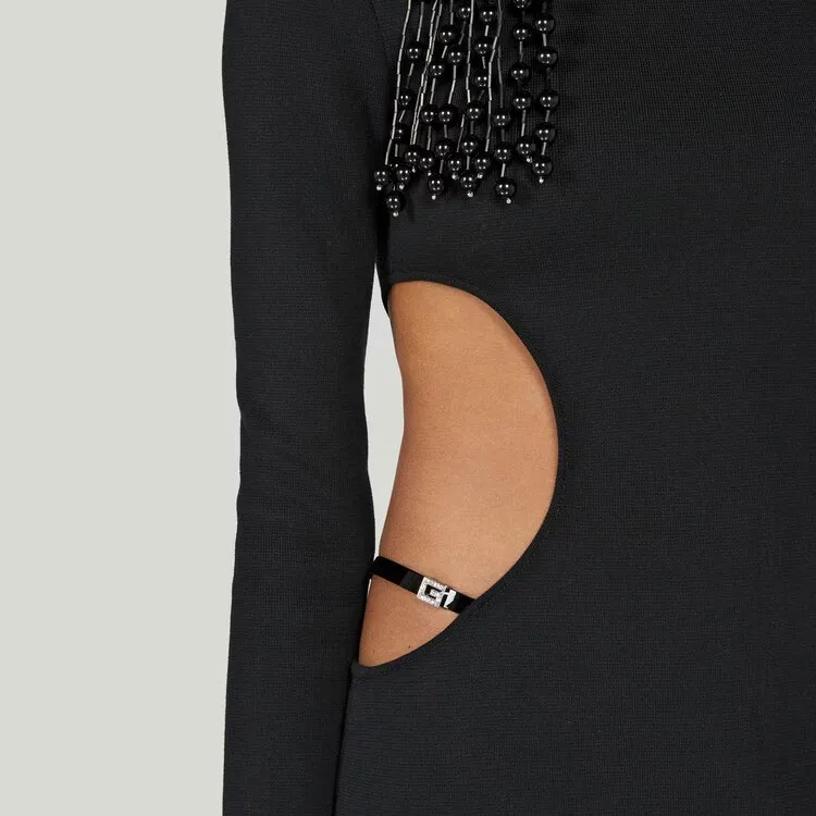 GUCCI Crystal G Cut out Dress-4