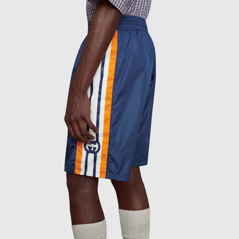 GUCCI Swimming Shorts Men Blue-3