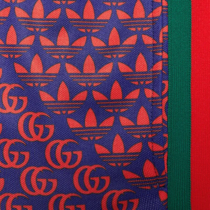 GUCCI X Adidas Double G And Trefoil Print Sweatpants-3