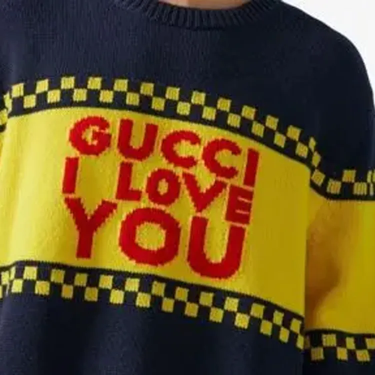 GUCCI Sweaters Men Marine Blue-4
