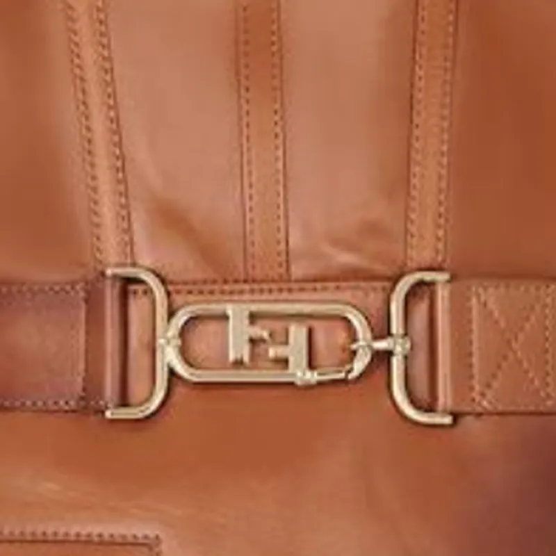 FENDI FW22 Strapless Top Women's Brown-2