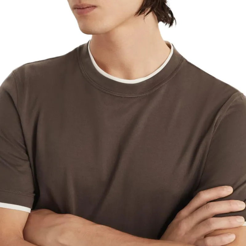 Brunello Cucinelli Layered Effect Crewneck T Shirt-2