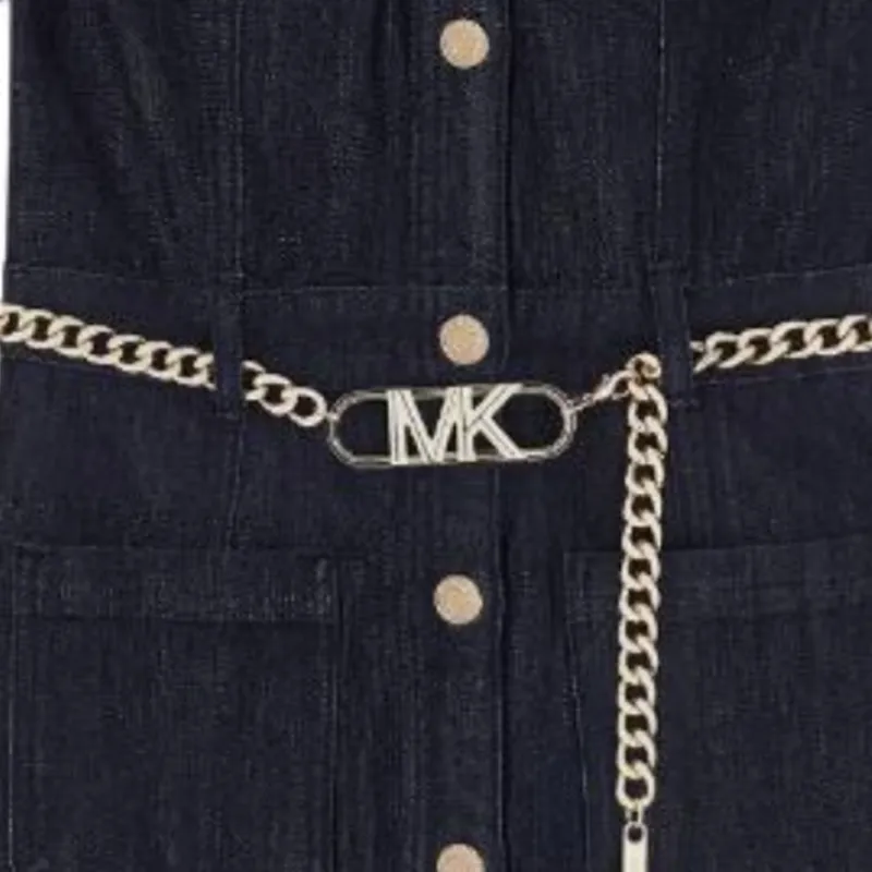 MICHAEL KORS SS23 Denim Dress Women's Indigo-3