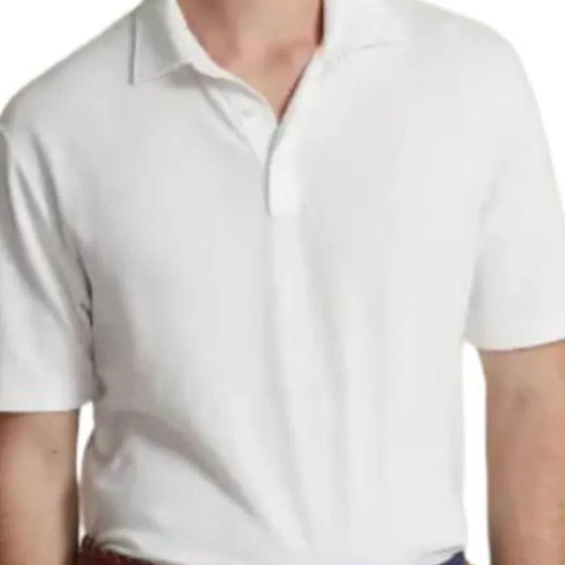 Polo Ralph Lauren Classic Fit Cotton-Linen Mesh Polo Shirt Men's White-4