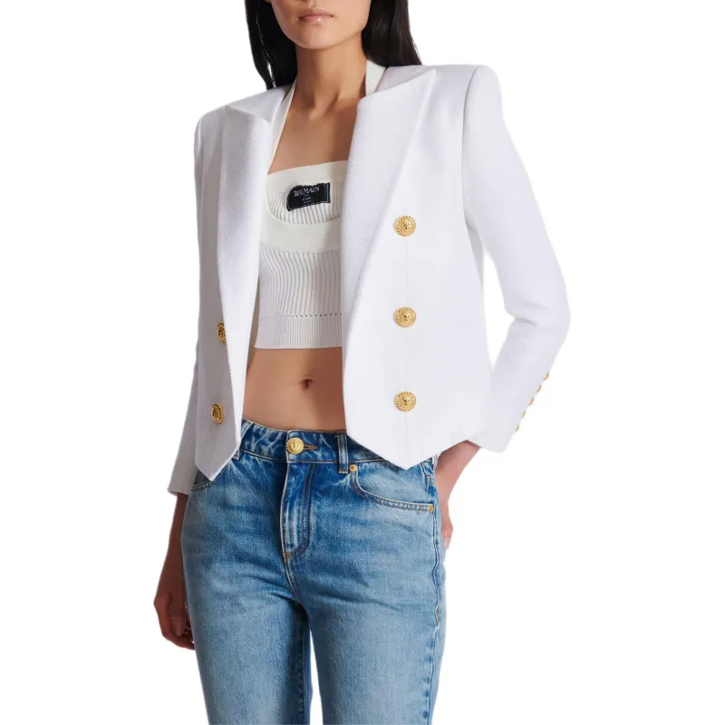 BALMAIN Long Sleeved Buttoned Blazer-2