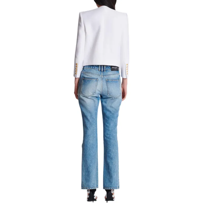 BALMAIN Long Sleeved Buttoned Blazer-3