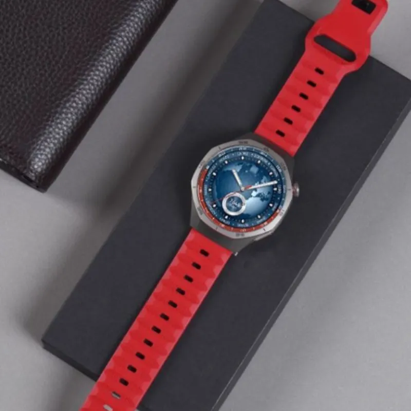 Watchbond Huawei Compatibility Watch Band 22MM FKM Fluoroelastomer Material-3