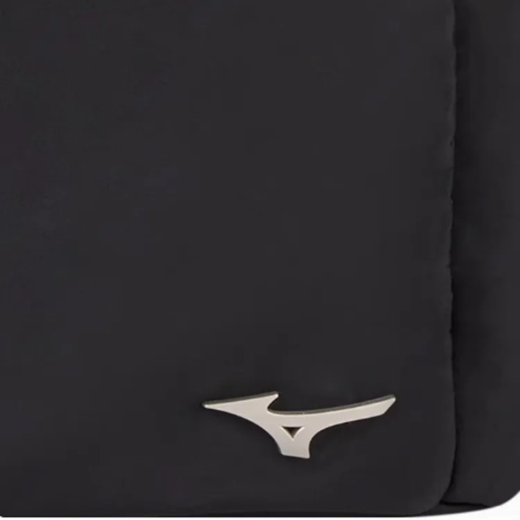 Mizuno RHYTHM Series Water-Repellent Fabric Handbag Shoulder Bag Women's Black-3