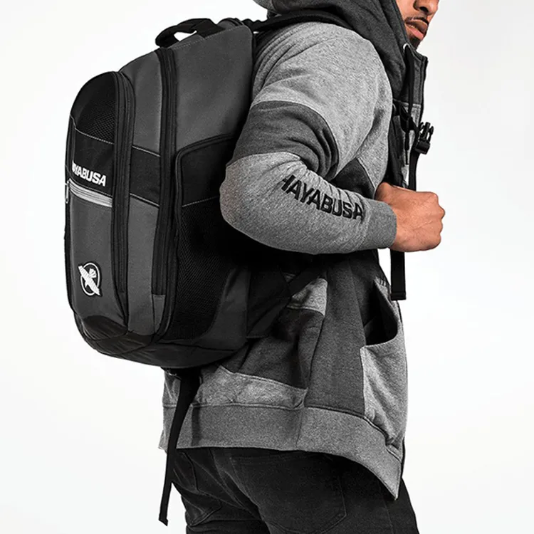 HAYABUSA Polyester Training Backpack Regular Unisex Black-4