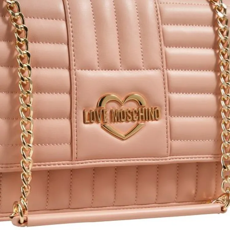 LOVE MOSCHINO Polyester Portable Crossbody Bag Shoulder Bag Women's Pink-4