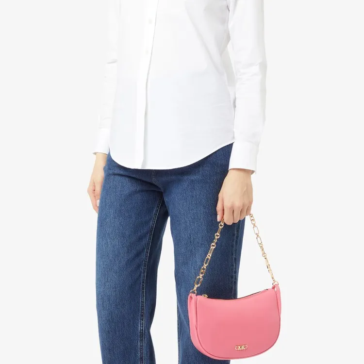MICHAEL KORS Lambskin Handbag Mini Women's Pink-3