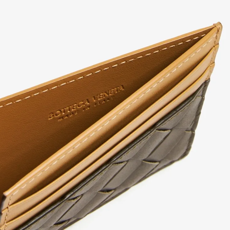 Bottega Veneta Intrecciato Two Toned Card Holder-3