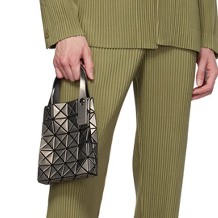 ISSEY MIYAKE Mesh Handbag Women's Bronze-4