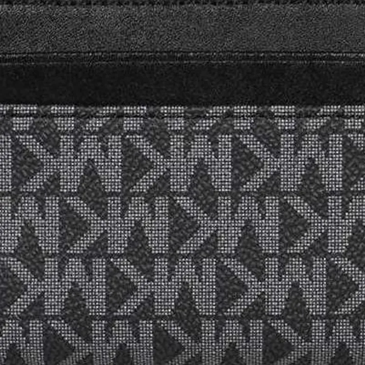MICHAEL KORS Jet Set Charm Series PVC Polyvinyl Chloride Wallet Women's Black-4