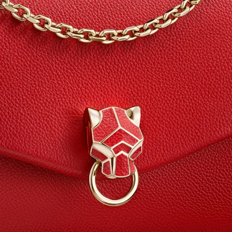 CARTIER PANTHÈRE Calfskin Chain Crossbody Bags Small Size Women's-3