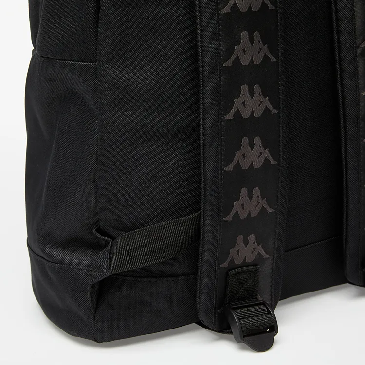 Kappa Polyester Backpack Medium Size Unisex Black-3