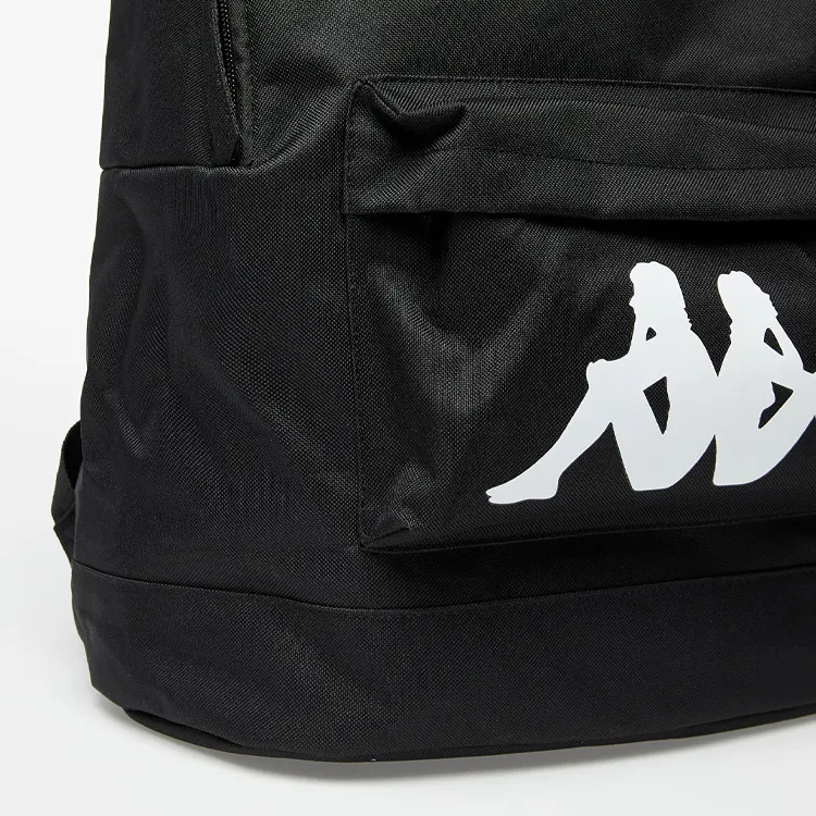 Kappa Polyester Backpack Medium Size Unisex Black-4