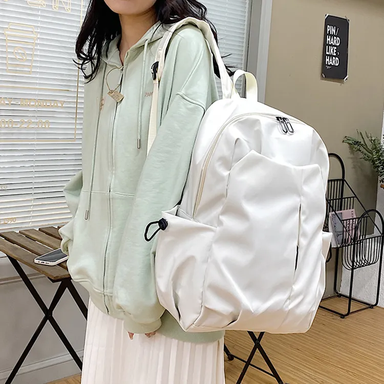 SUN EARTH &U Waterproof Fabric Backpack Unisex Multicolor-4
