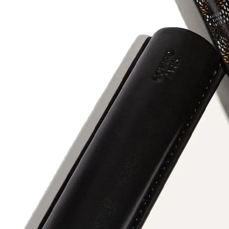 GOYARD Churchill Canvas With Calfskin Dog's Teeth Cigar Box Accessories Unisex Black-2