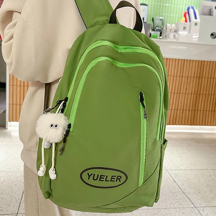 H YXIANG Nylon Backpack Small Size Unisex Multicolor-3