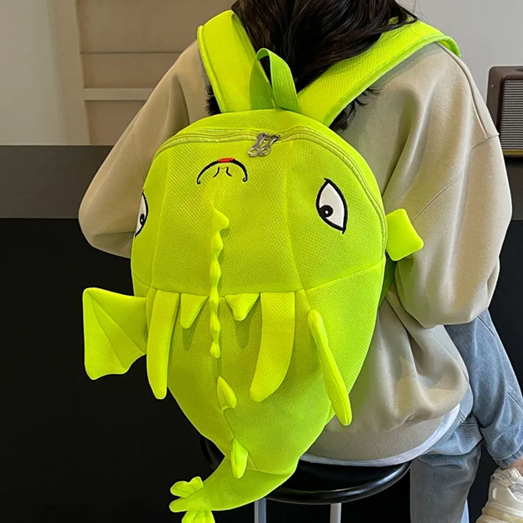H YXIANG Fabric Backpack Unisex Multicolor-6