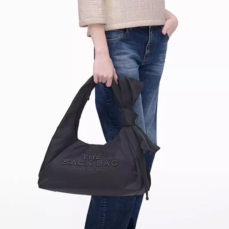 MARC JACOBS The Bow Nylon Sack Bag-4