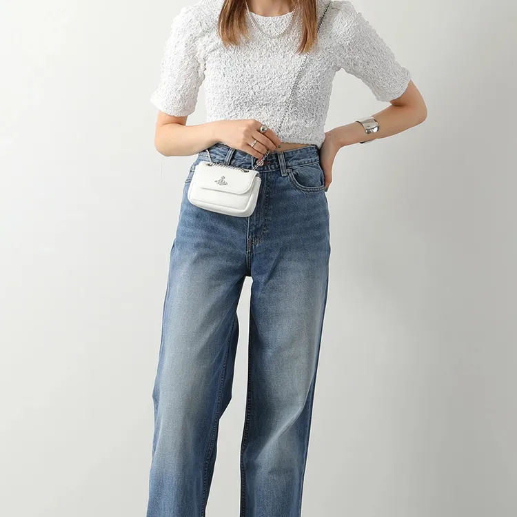 Vivienne Westwood Leather Shoulder Bag Regular Women's White-3
