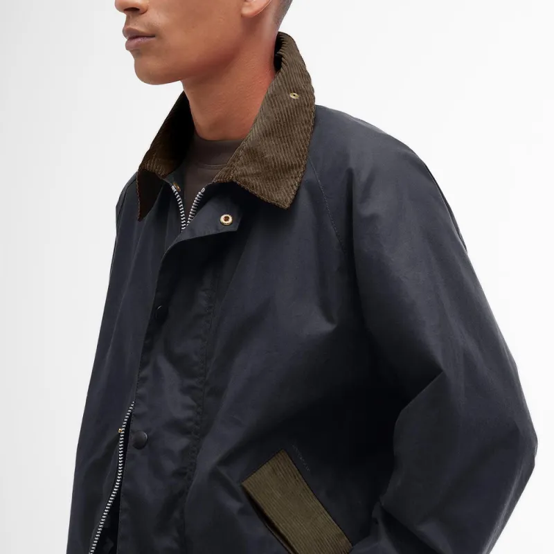 BARBOUR x FLOWER MOUNTAIN Jackets Coats Unisex Marine Blue-5