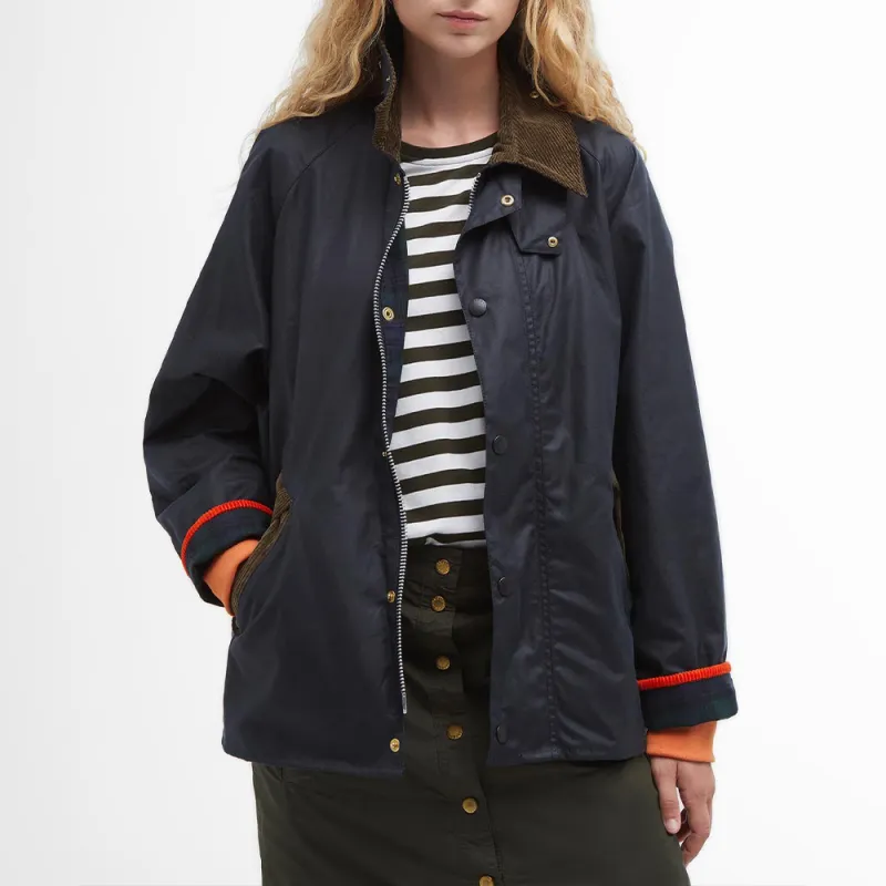 BARBOUR x FLOWER MOUNTAIN Jackets Coats Unisex Marine Blue-3