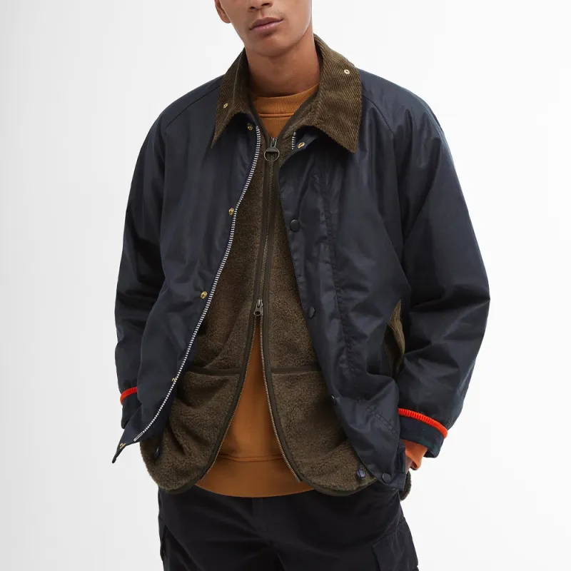 BARBOUR x FLOWER MOUNTAIN Jackets Coats Unisex Marine Blue-1