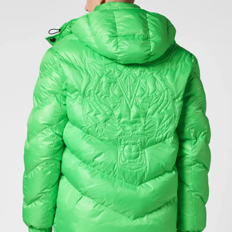 PLEIN SPORT Logo patch Puffer Jacket-2