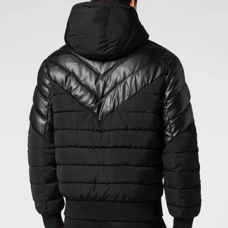 PLEIN SPORT Logo appliqué Padded Jacket-1