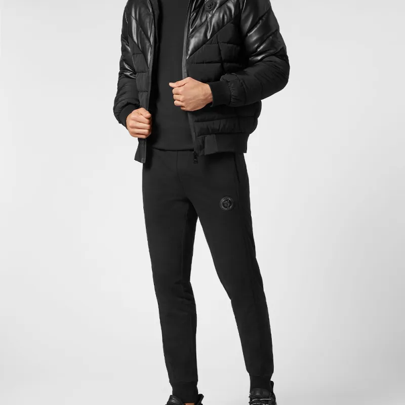 PLEIN SPORT Logo appliqué Padded Jacket-2