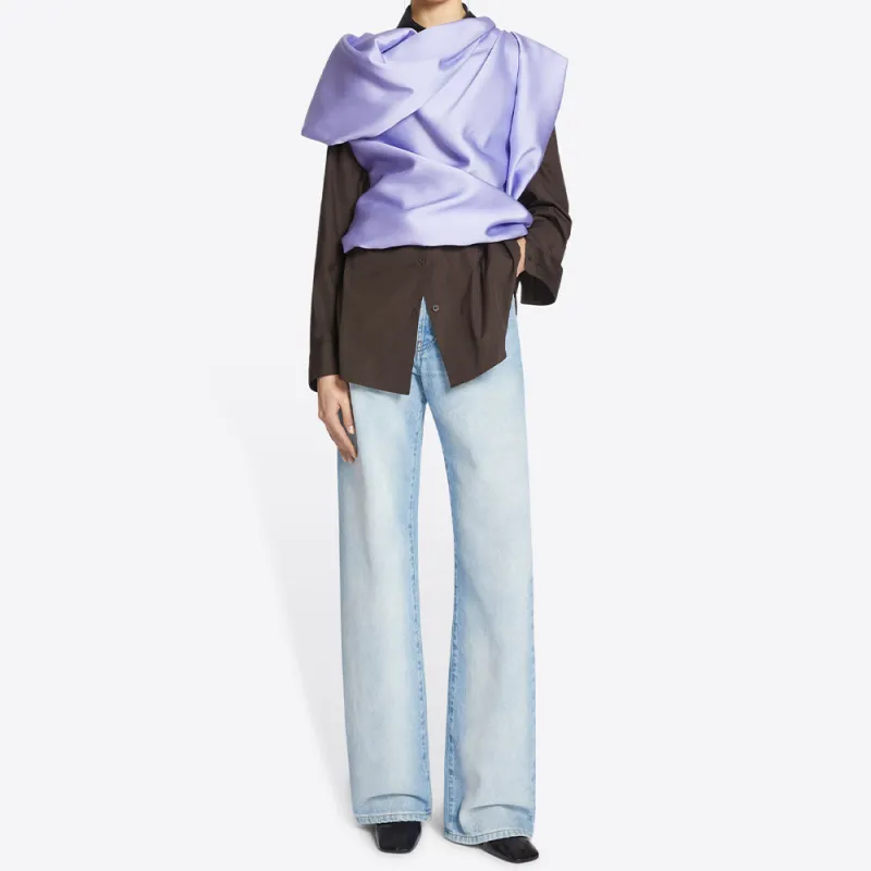 DRIES VAN NOTEN Draped Sleeveless Top-1