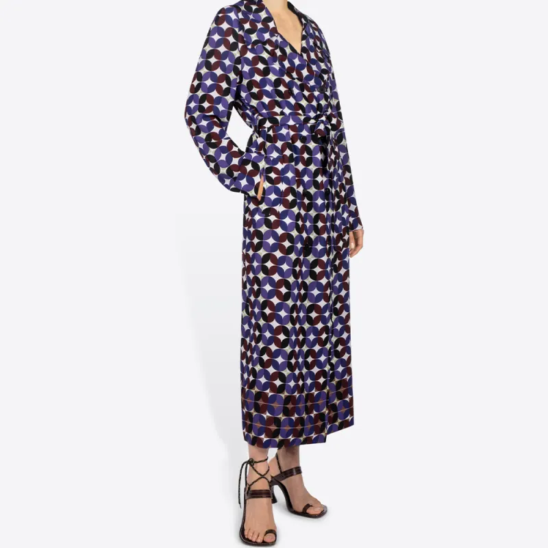 DRIES VAN NOTEN FW24 Coats Women's Purple-1