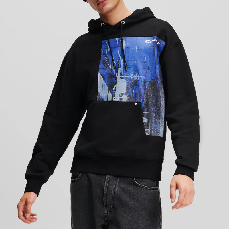 KARL LAGERFELD / Karl Lagerfeld Jeans Tokyo print Hoodie-1