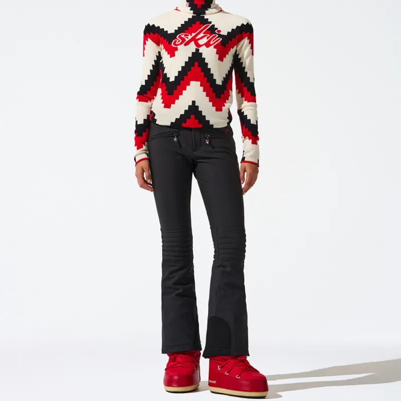 Perfect Moment Chevron Roll neck Jumper-3