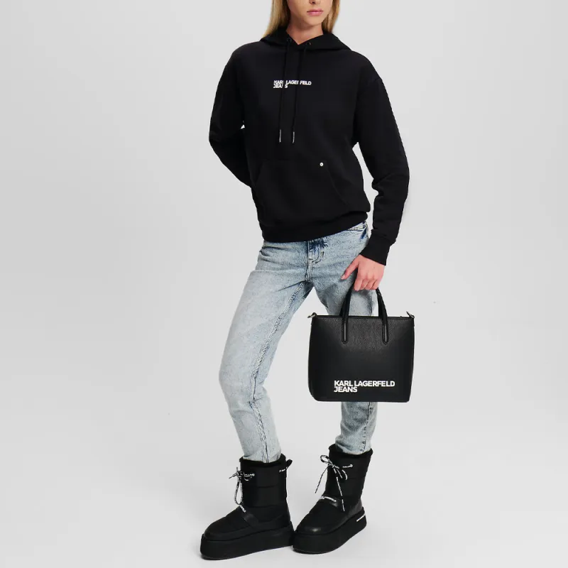 KARL LAGERFELD / Karl Lagerfeld Jeans Face print Hoodie-4