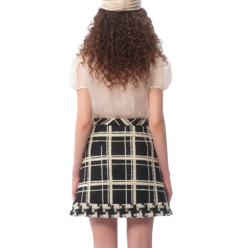 Valentino Ruffled Straight Hem Blouse-2