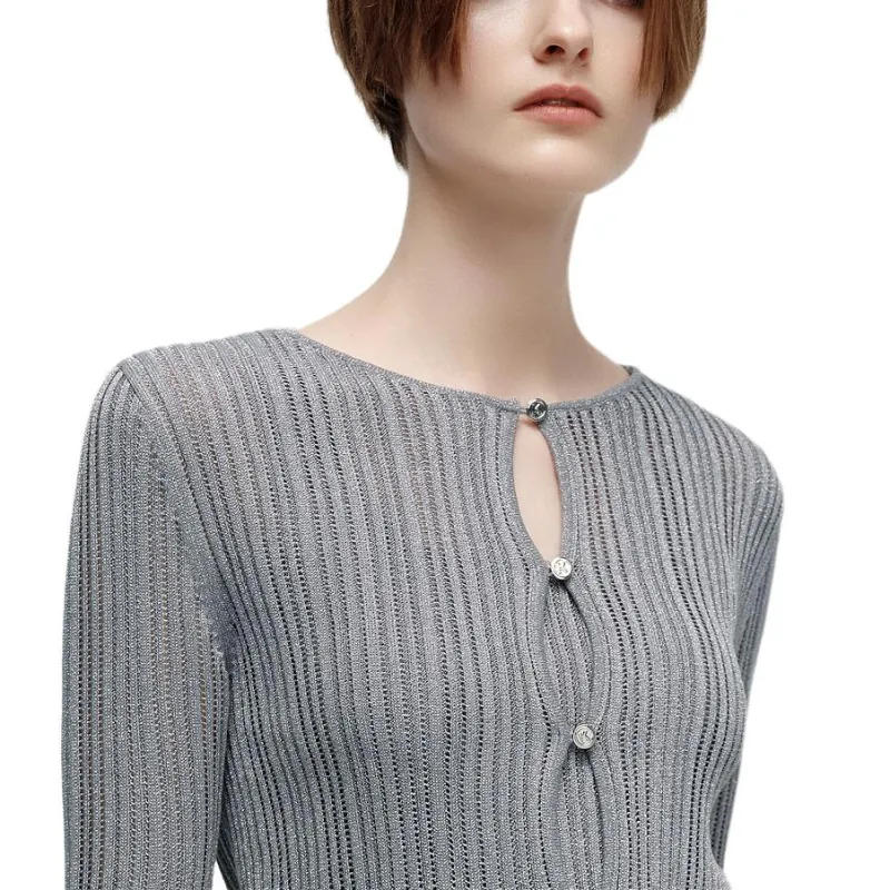 KARL LAGERFELD FW24 Knitwear Women's Gray-5