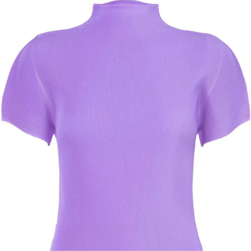 PLEATS PLEASE ISSEY MIYAKE FW24 Regular T Shirt Women's Light Purple-1