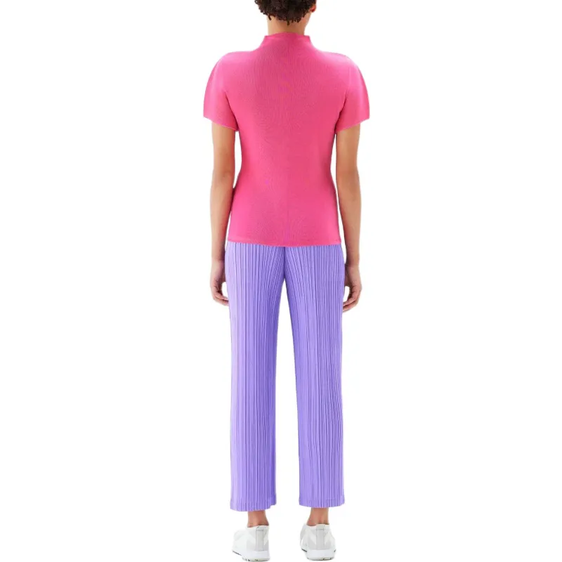 PLEATS PLEASE ISSEY MIYAKE FW24 Regular T-Shirt Women's Bright Pink-2