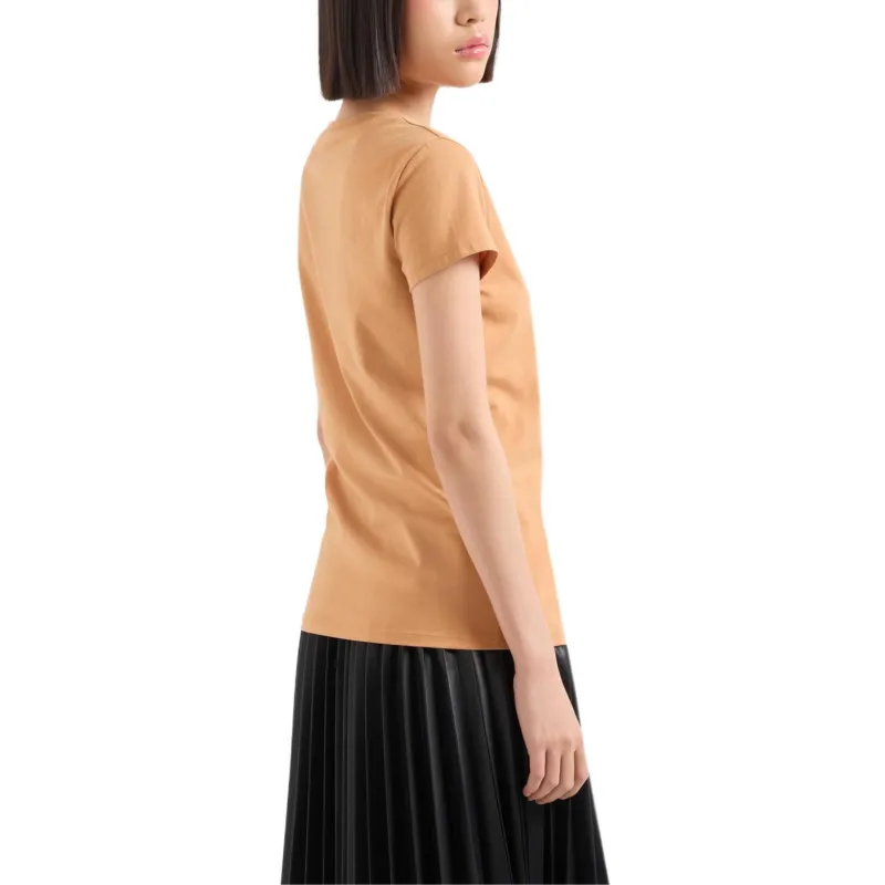 ARMANI EXCHANGEAE FW24 Regular T Shirt Women's Brown-2
