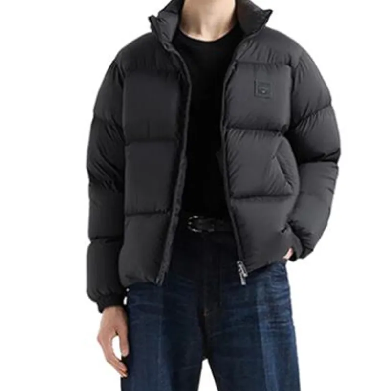 EMPORIO ARMANI Logo patch Padded Jacket-3