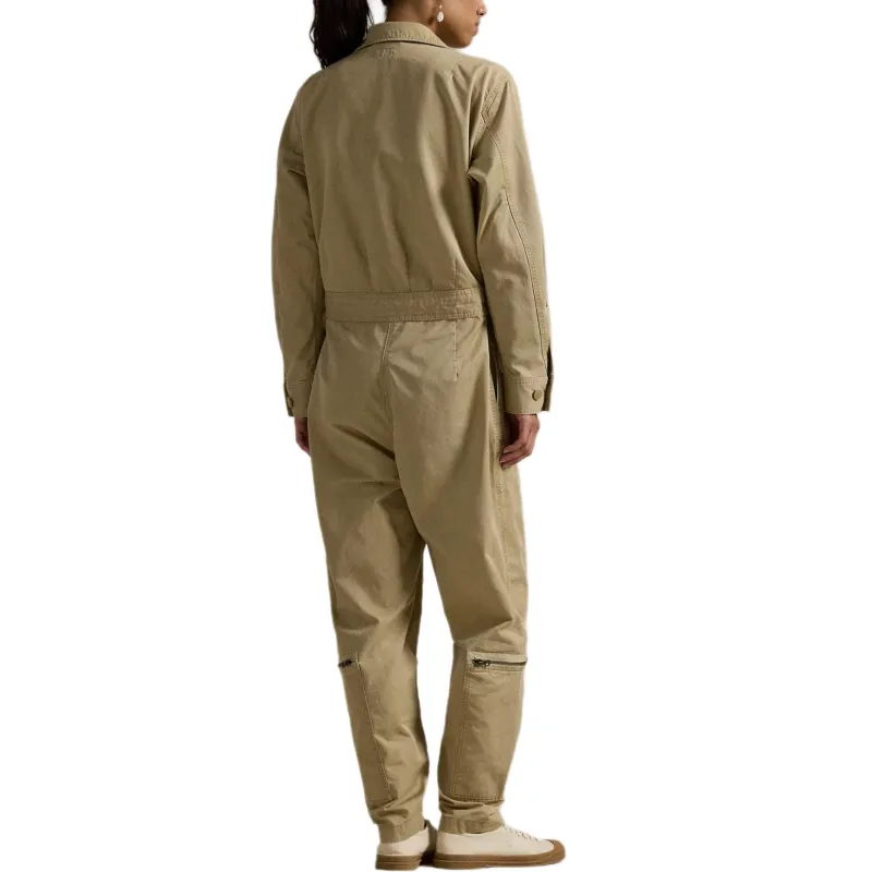 Polo Ralph Lauren FW24 Jumpsuit Women's Light Brown-2