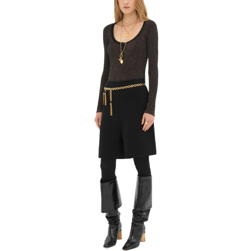 Chloe FW24 Knitwear Women's Black Gold-3
