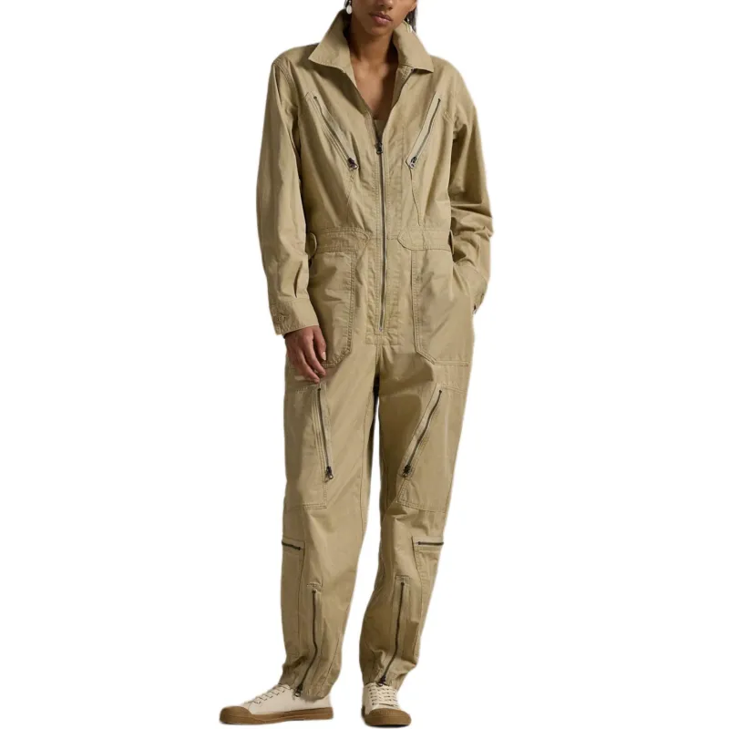 Polo Ralph Lauren FW24 Jumpsuit Women's Light Brown-1